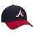 Boné New Era Atlanta Braves MLB 940 Core Class Aba Curva - Imagem 4