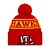 Gorro New Era Atlanta Hawks NBA21 Draft Knit Vermelho - Imagem 1