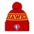 Gorro New Era Atlanta Hawks NBA21 Draft Knit Vermelho - Imagem 2