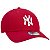 Boné New Era New York Yankees 940 MLB White On Red Vermelho - Imagem 4