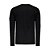 Camiseta Fila Manga Longa Masculina Letter Outline Preto - Imagem 2