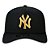 Boné New Era New York Yankees 940 A-Frame Gold on Black - Imagem 3