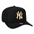 Boné New Era New York Yankees 940 A-Frame Gold on Black - Imagem 4