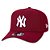 Boné New Era New York Yankees 940 A-Frame White on Cardinal - Imagem 1