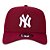 Boné New Era New York Yankees 940 A-Frame White on Cardinal - Imagem 3