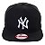 Boné New York Yankees strapback White on Black MLB - New Era - Imagem 2