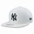 Boné New York Yankees strapback Black on White MLB - New Era - Imagem 1