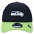 Boné New Era Seattle Seahawks 940 SN Aba Curva Verde - Imagem 3