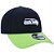 Boné New Era Seattle Seahawks 940 SN Aba Curva Verde - Imagem 4