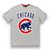 Camiseta Chicago Cubs Basic Cinza - New Era - Imagem 1