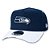 Boné New Era Seattle Seahawks 940 Soccer Style Azul Marinho - Imagem 1