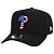 Boné New Era Philadelphia Phillies 940 USA Aba Curva Preto - Imagem 1