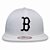 Boné Boston Red Sox strapback Black on White MLB - New Era - Imagem 3