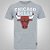 Camiseta Chicago Bulls NBA Basic Cinza - New Era - Imagem 1