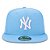Boné New Era 5950 New York Yankees Aba Reta Azul Claro - Imagem 3