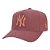 Boné New Era New York Yankees 940 A-Frame Girls Vermelho - Imagem 1