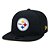 Boné New Era Pittsburgh Steelers 950 Team Color Preto - Imagem 1
