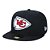 Boné New Era 5950 Kansas City Chiefs NFL Preto - Imagem 1