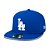 Boné New Era 5950 Los Angeles Dodgers Aba Reta Azul - Imagem 1