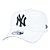Boné New Era New York Yankees 940 A-Frame Branco - Imagem 1