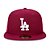 Boné New Era Los Angeles Dodgers 5950 MLB Bordô - Imagem 3