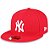 Boné New York Yankees 5950 White on Scarlet Fechado - New Era - Imagem 1