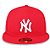 Boné New York Yankees 5950 White on Scarlet Fechado - New Era - Imagem 3