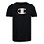 Camiseta Manga Curta Champion Mc C Logo Pinstripe Preto - Imagem 1