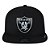 Boné New Era Las Vegas Raiders 950 Tecnologic Preto - Imagem 3