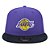 Boné New Era Los Angeles Lakers 5950 Core Roxo - Imagem 3