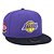 Boné New Era Los Angeles Lakers 5950 Core Roxo - Imagem 4