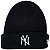 Gorro New Era MLB New York Yankees Back School Tricô Preto - Imagem 1