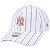 Boné New Era 920 Strapback Girls New York Yankees MLB Branco - Imagem 1