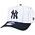 Boné New Era 940 A-Frame Snapback New York Yankees Branco - Imagem 1