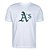 Camiseta New Era Oakland Athletics MLB Back School Off White - Imagem 1