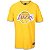 Camiseta Los Angeles Lakers Basic Amarelo - New Era - Imagem 1