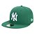 Boné New Era 5950 New York Yankees Aba Reta Verde - Imagem 1