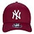 Boné New Era 3930 New York Yankees Aba Curva Bordô - Imagem 3