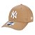 Boné New Era 3930 New York Yankees Aba Curva Caqui - Imagem 1