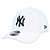Boné New Era 3930 New York Yankees HC Aba Curva Branco - Imagem 1