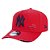Boné New Era 940 A-Frame New York Yankees Destroyed Vermelho - Imagem 1