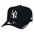 Boné New Era 940 A-Frame New York Yankees Preto - Imagem 1