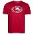 Camiseta New Era Core San Francisco 49ers NFL Vermelho - Imagem 1