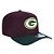 Boné New Era 940 A-Frame Green Bay Packers Rooted Nature - Imagem 4