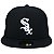Boné New Era 5950 Chicago White Sox MLB All Core Fechado - Imagem 3