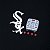 Camiseta New Era MLB Chicago White Sox MLB Core City Icons - Imagem 3