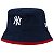 Bucket Chapéu New Era Feminino New York Yankees MLB Marinho - Imagem 1