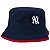 Bucket Chapéu New Era Feminino New York Yankees MLB Marinho - Imagem 2