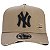 Boné New Era 940 A-Frame New York Yankees MLB Destroyed Kaki - Imagem 2