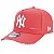 Boné New Era 940 A-Frame New York Yankees MLB Destroyed Red - Imagem 1